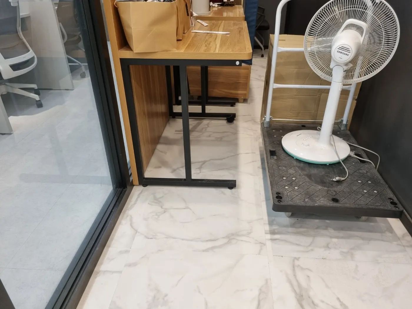데스크·수납장 정리 — 보람동 학원청소 현장