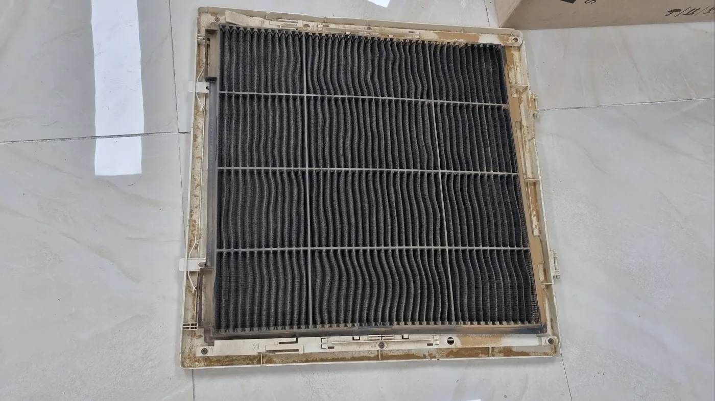 필터·핀 오염 — 장군면 에어컨청소 현장