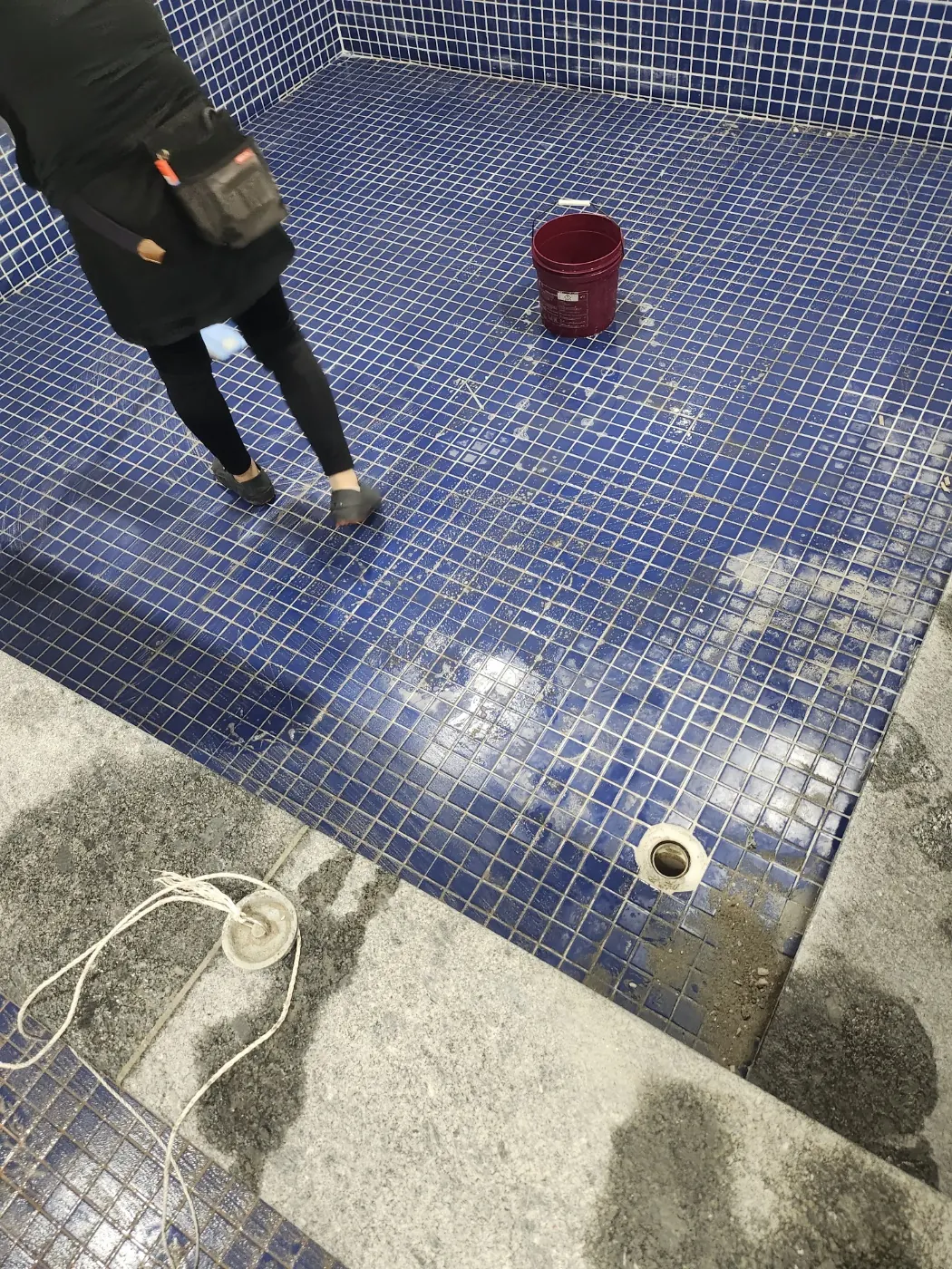 줄눈 복원 — 아름동 목욕탕청소 현장