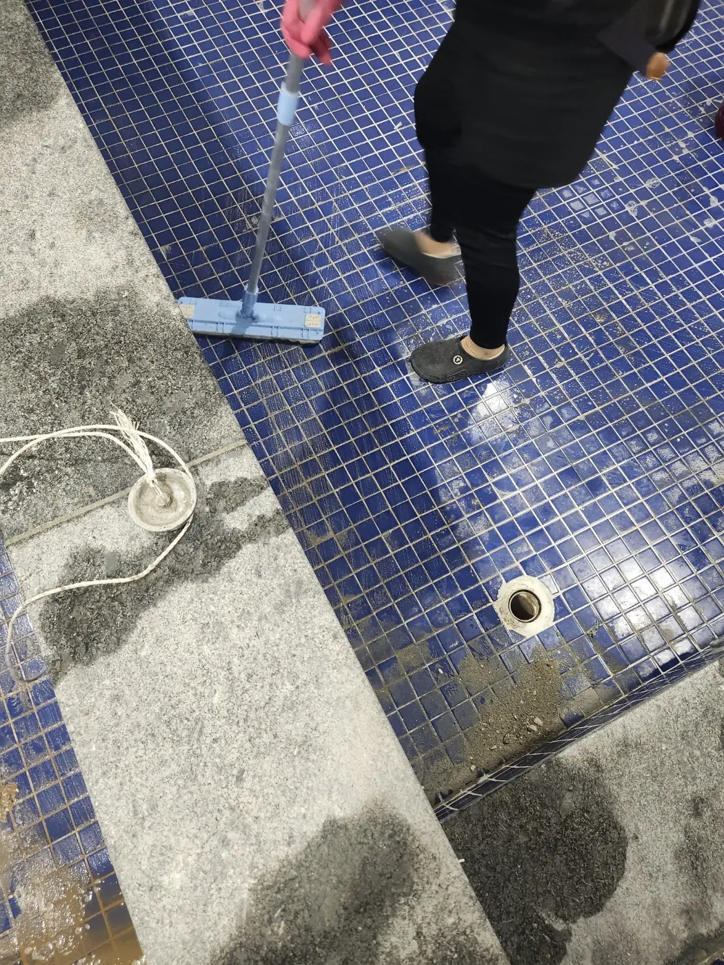 줄눈 복원 — 고운동 목욕탕청소 현장