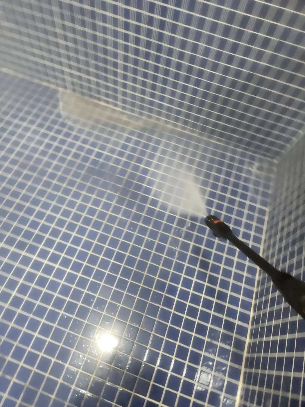 타일 줄눈 세정 — 해밀동 목욕탕청소 현장