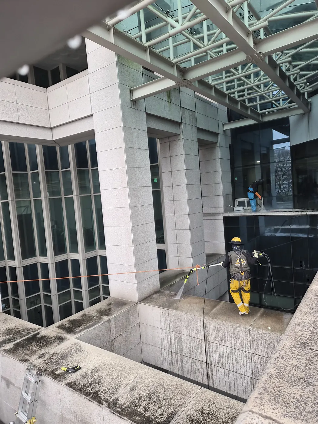 고압 세척 — 세종시 외벽청소 현장