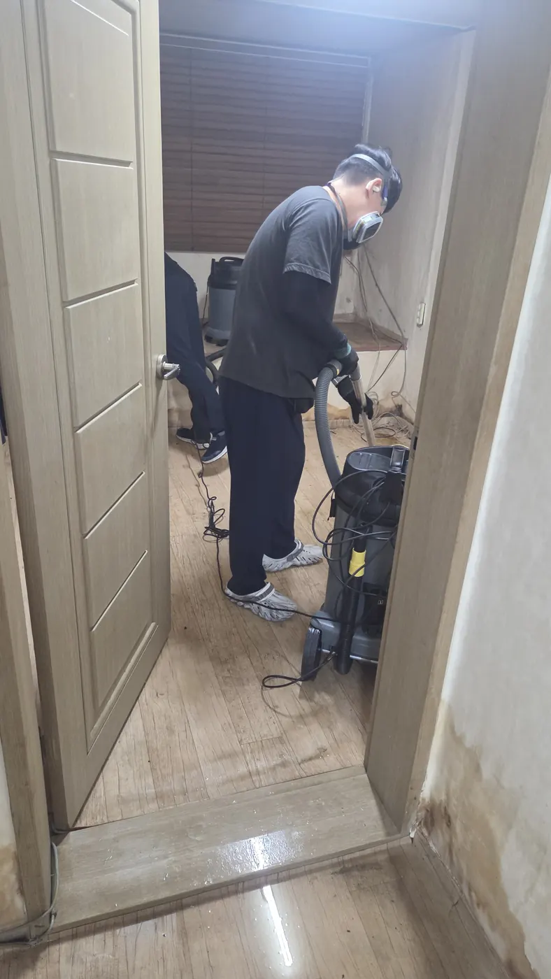 오염 제거 — 보람동 침수청소 현장