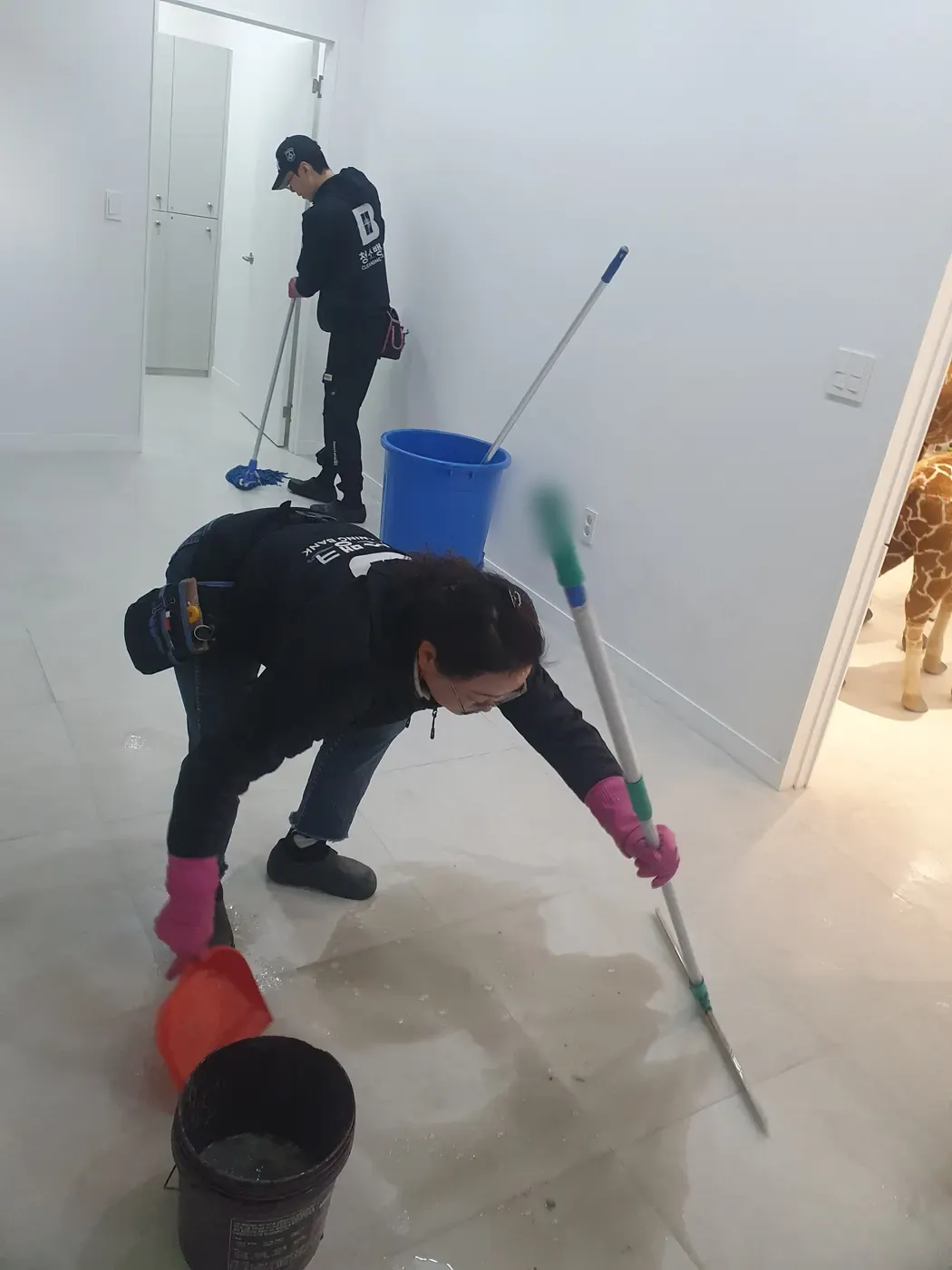 세정 진행 — 세종시 병원청소 현장