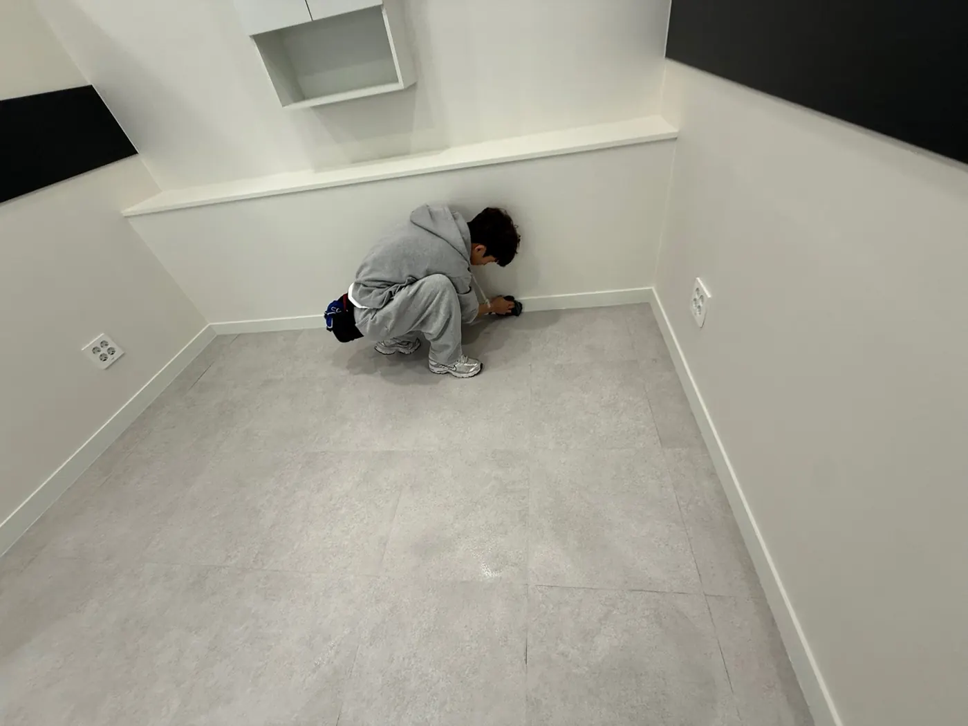 작업 진행 — 새롬동 상가청소 현장